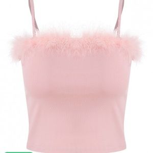 pink zaful crop top NEVER WORN